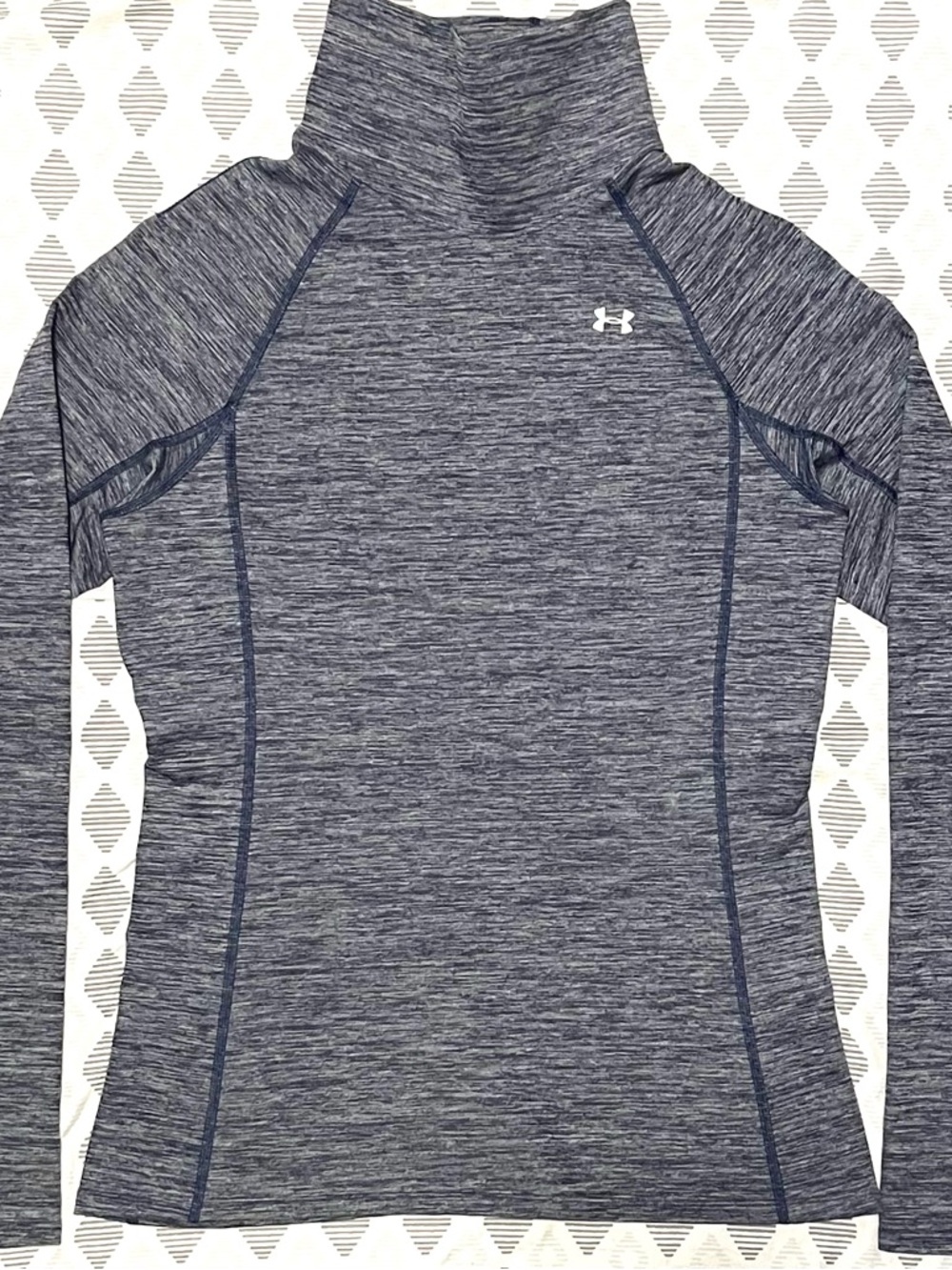 Under Armour Fitted ColdGear Shirt - Infrared EVO Cozy Mock Neck - Medium